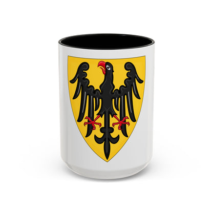 Shield and Coat of Arms of the Holy Roman Emperor (c.1200-c.1300) - Accent Coffee Mug