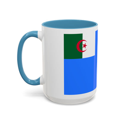 Naval Jack of Algeria - Accent Coffee Mug