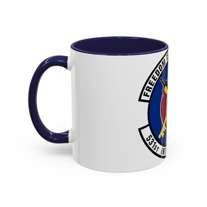 531 Intelligence Squadron ACC (U.S. Air Force) Accent Coffee Mug