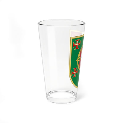 Emblem of Viriatos Volunteers (Portugal) (Coat of Arms) Pint Glass 16oz