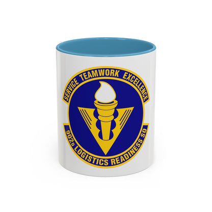 902d Logistics Readiness Squadron (U.S. Air Force) Accent Coffee Mug