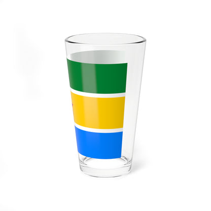 Bandera del Municipio McGregor (Venezuela) Pint Glass 16oz