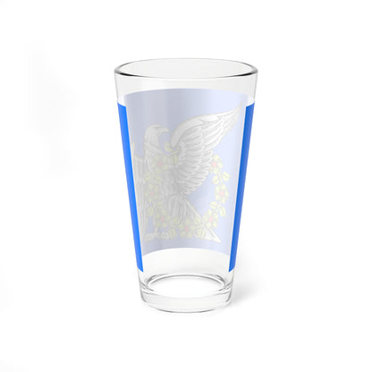 Flag Rakhya Leningrad oblast (Russia) Pint Glass 16oz