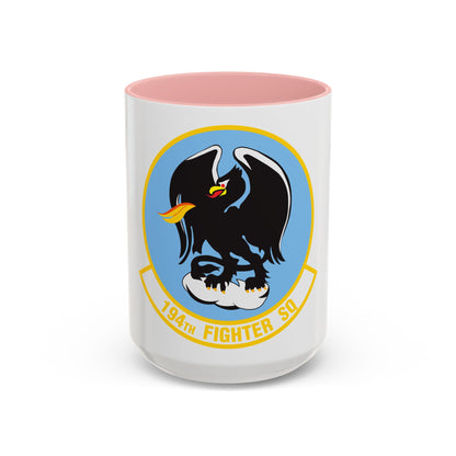 194 Fighter Squadron (U.S. Air Force) Accent Coffee Mug