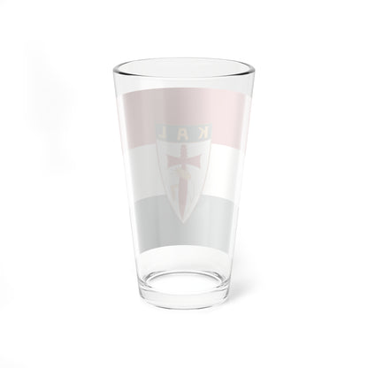 KALOT National Organization of Catholic Agricultural Youth Clubs flag (Hungary) Pint Glass 16oz