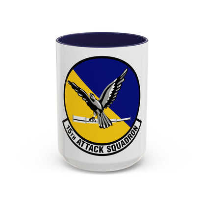 15th Attack Squadron Emblem (U.S. Air Force) Accent Coffee Mug