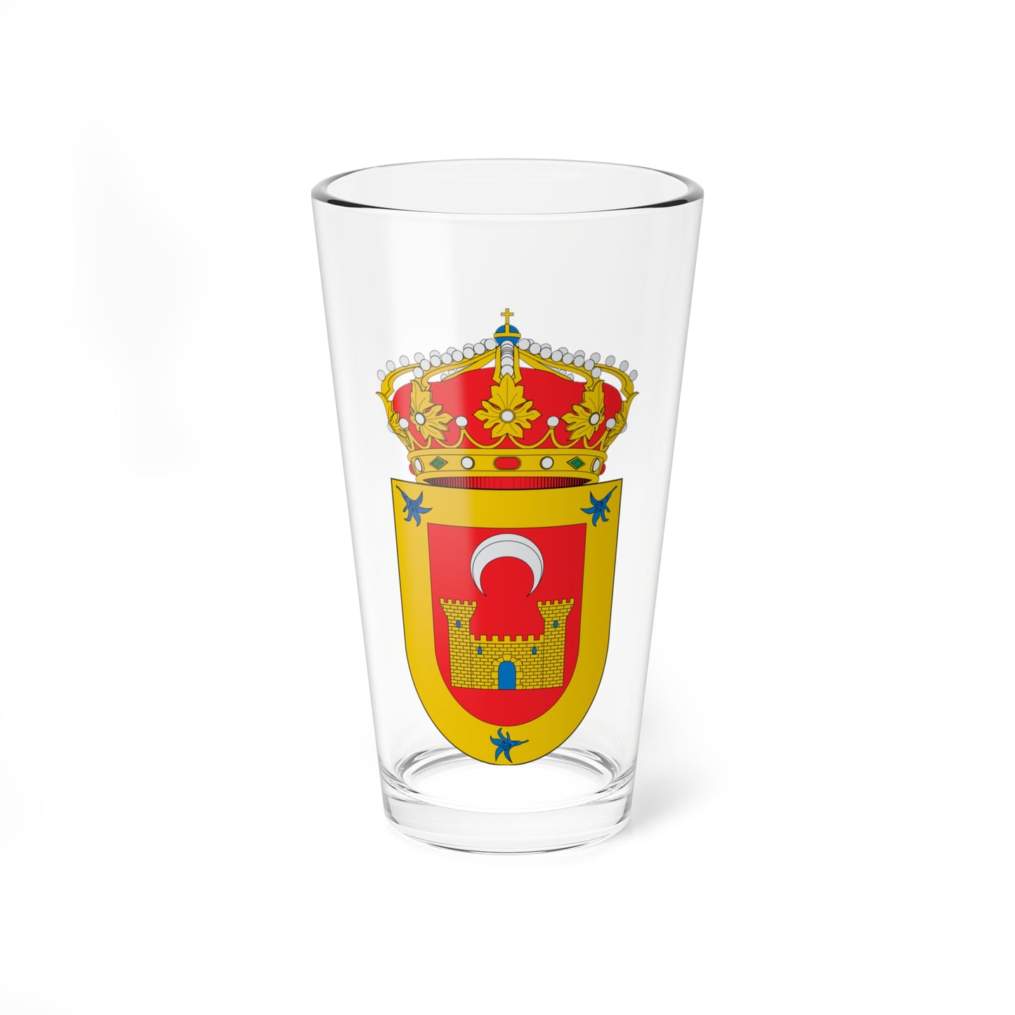 Escudo de Mesones de Isuela (Spain) (Coat of Arms) Pint Glass 16oz
