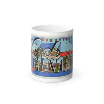 Greetings from Lock Haven PA (Greeting Postcards) Color Changing Mug 11oz