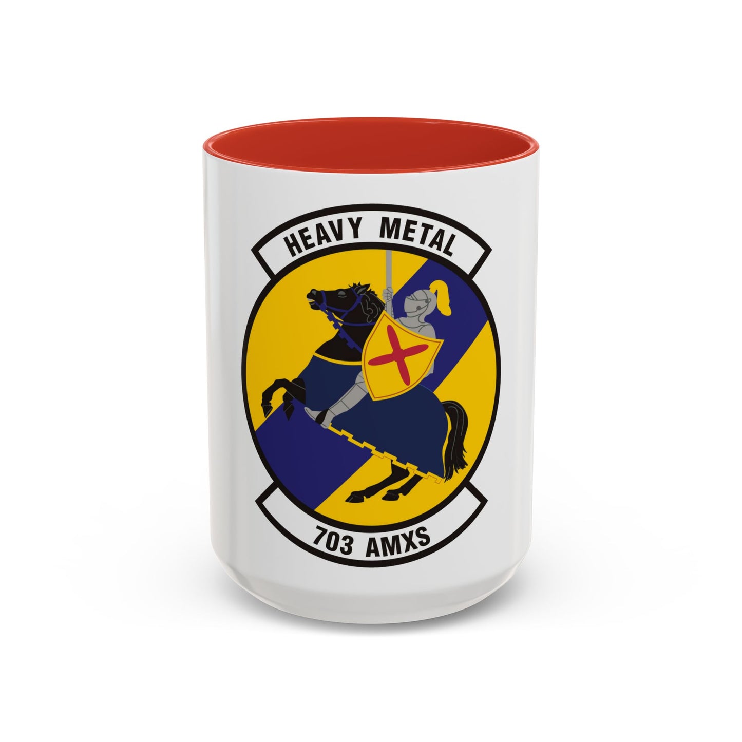 703d Aircraft Maintenance Squadron (U.S. Air Force) Accent Coffee Mug
