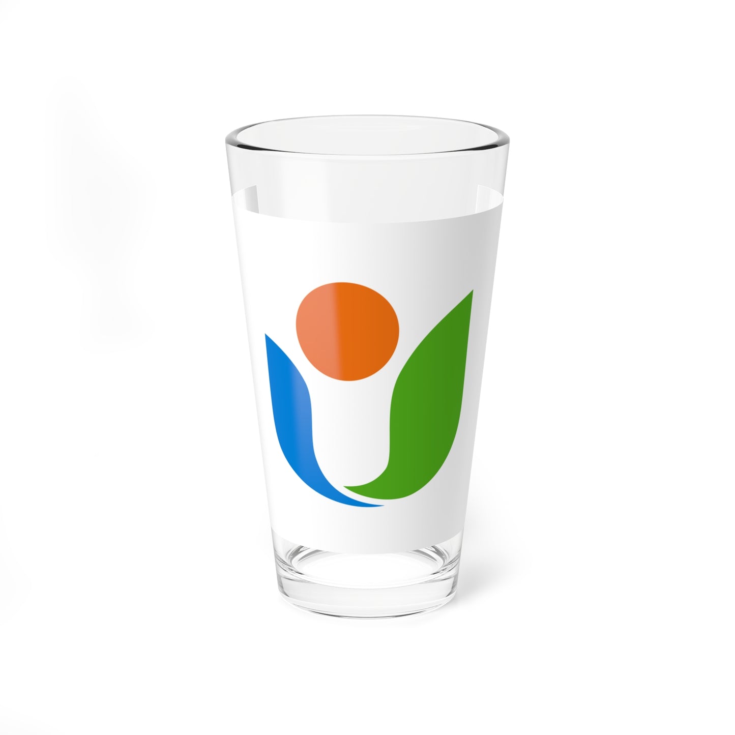 Flag of Uki Kumamoto (Japan) Pint Glass 16oz