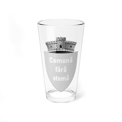 ROU Missing Commune CoA (Oman) (Coat of Arms) Pint Glass 16oz