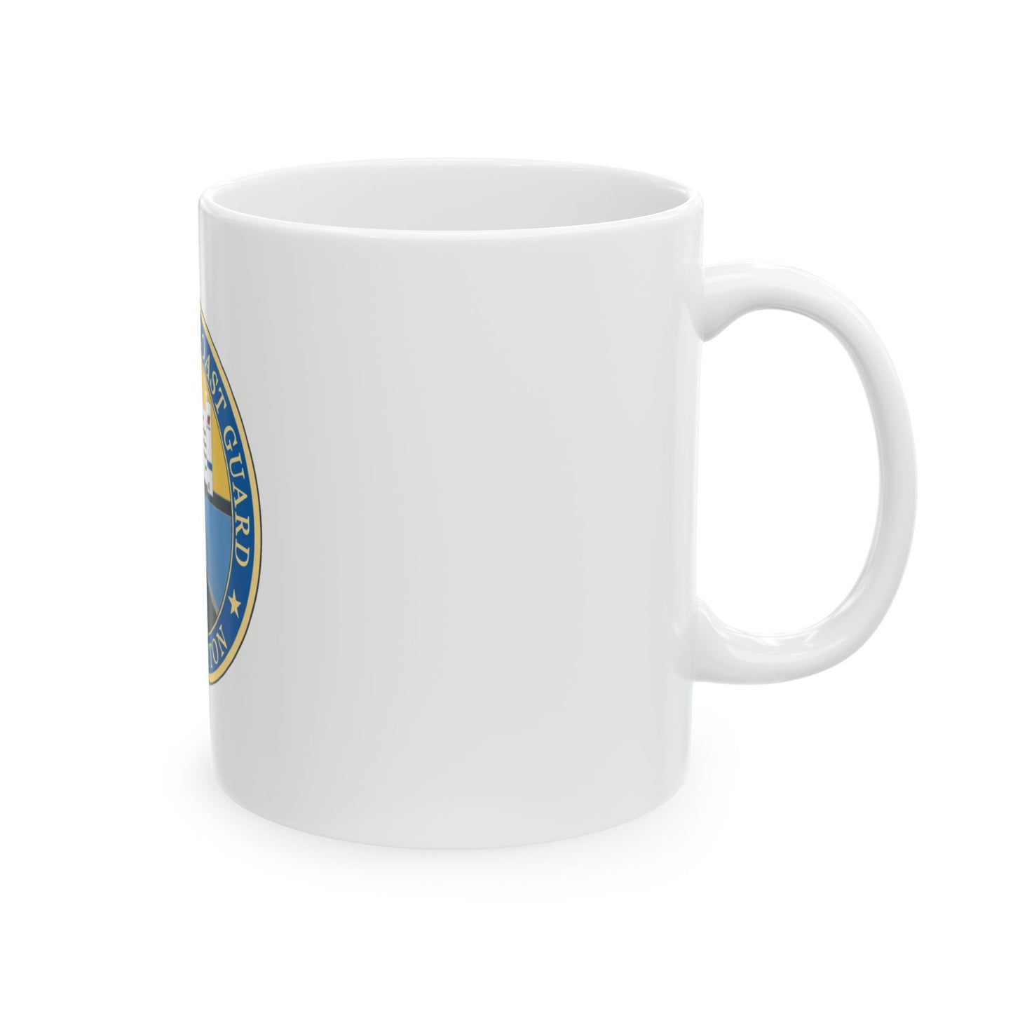 USCG Base Boston (U.S. Coast Guard) White Coffee Mug