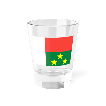 Flag of the Chief of Army Staff of Madagascar Divisional General (Madagascar) Shot Glass 1.5oz
