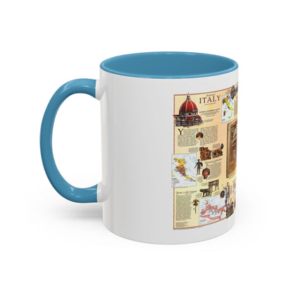 Italy - Historical (1995) (Map) Accent Coffee Mug