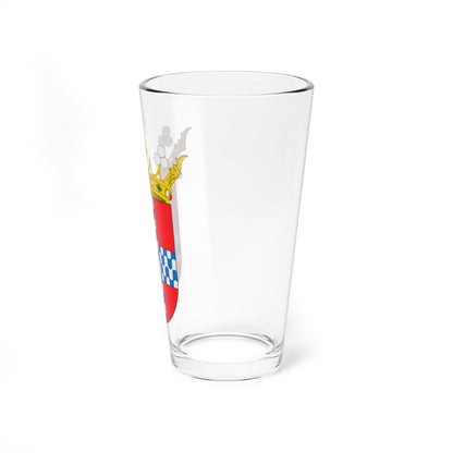 Escudo del Marquesado de Castel-Moncayo (Spain) (Coat of Arms) Pint Glass 16oz