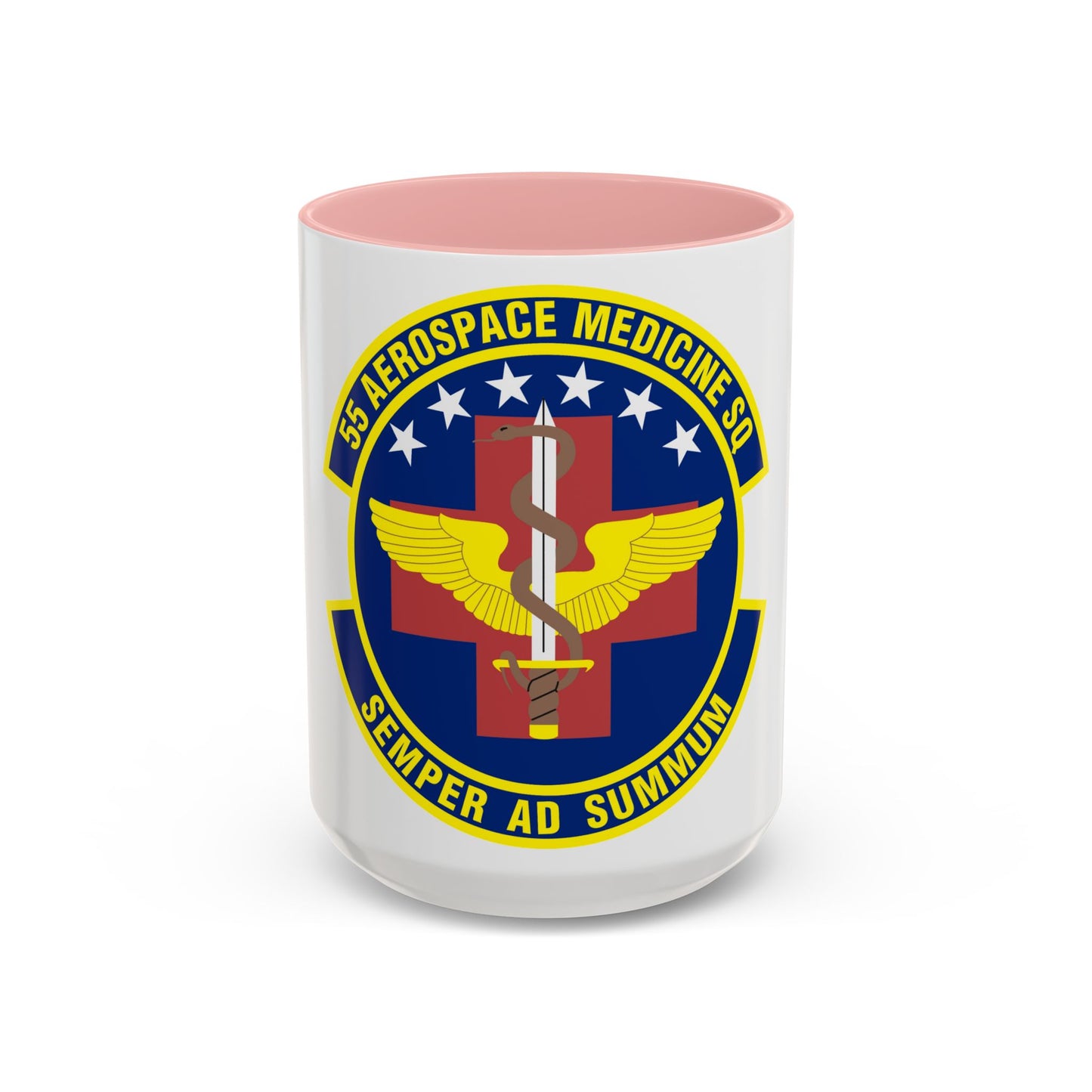 55th Aerospace Medicine Squadron (U.S. Air Force) Accent Coffee Mug