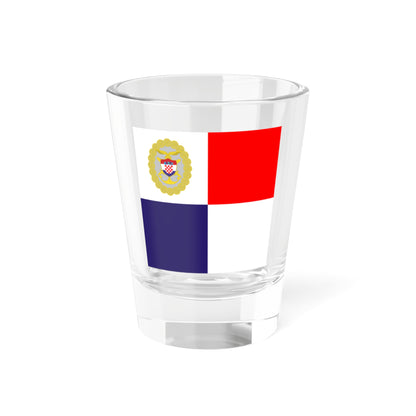 Flag of the Chief of the Croatian General Staff (Croatia) Shot Glass 1.5oz