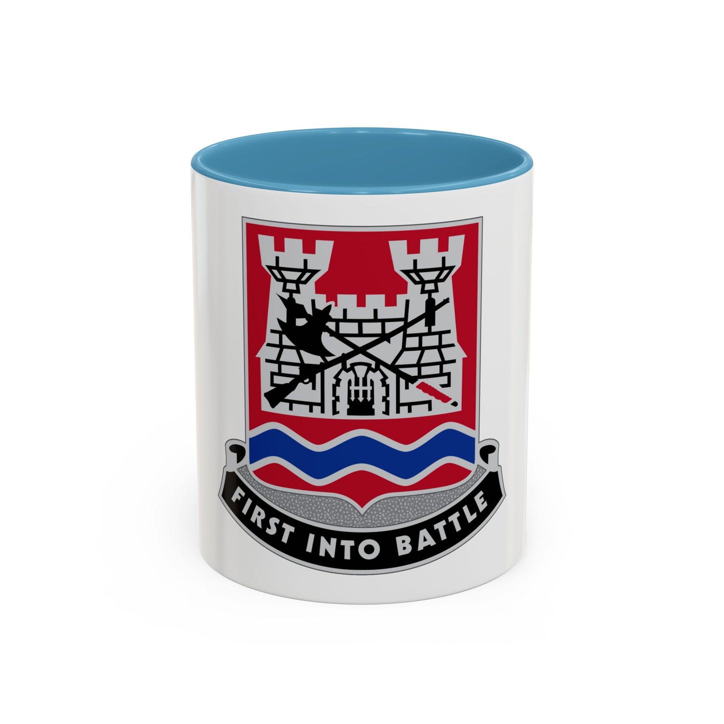 898 Engineer Battalion (U.S. Army) Accent Coffee Mug