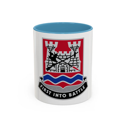 898 Engineer Battalion (U.S. Army) Accent Coffee Mug