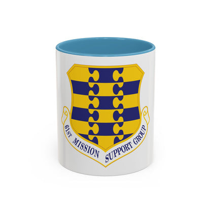 61st Mission Support Group (U.S. Air Force) Accent Coffee Mug
