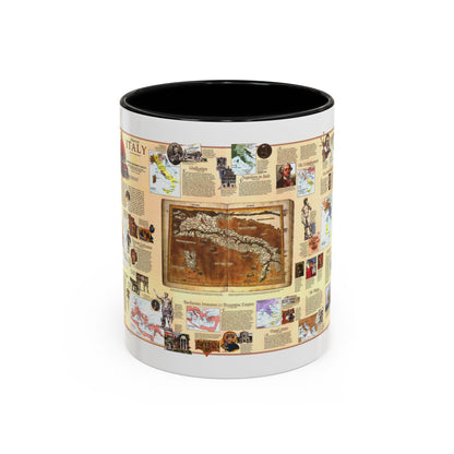 Italy - Historical (1995) (Map) Accent Coffee Mug
