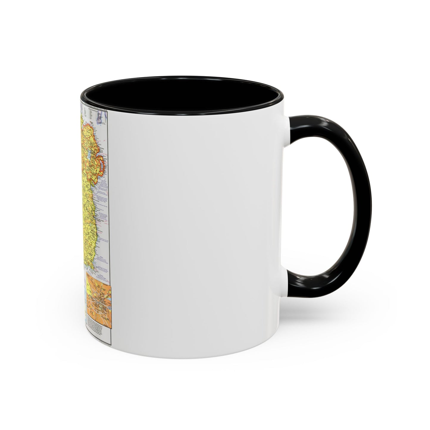 Ireland - A Visitor's Guide (1981) (Map) Accent Coffee Mug