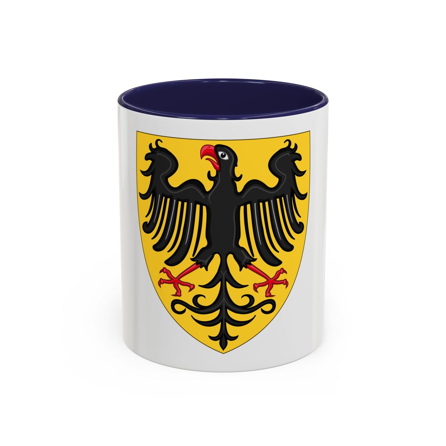 Shield and Coat of Arms of the Holy Roman Emperor (c.1300-c.1400) - Accent Coffee Mug
