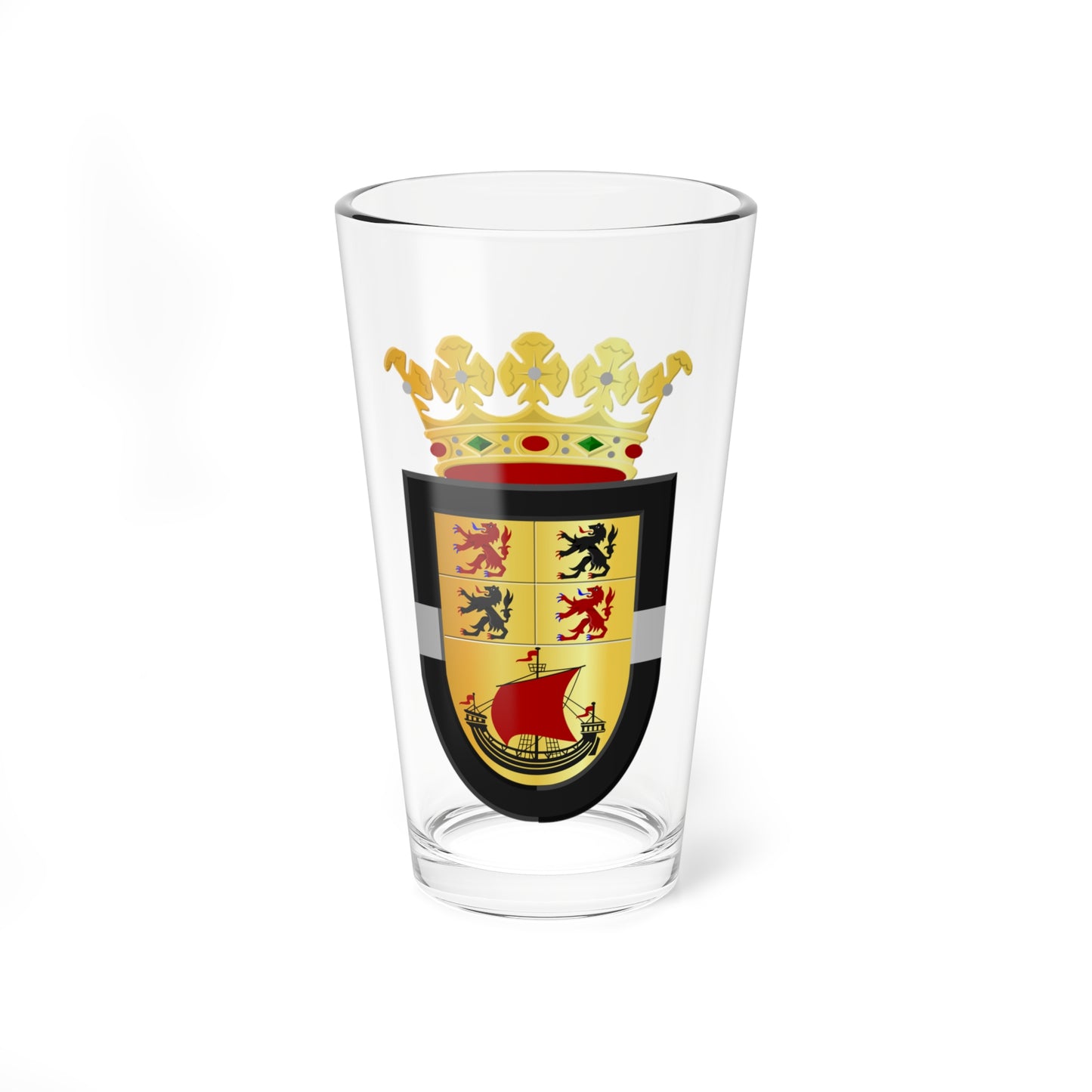 Tholen wapen (Netherlands) (Coat of Arms) Pint Glass 16oz