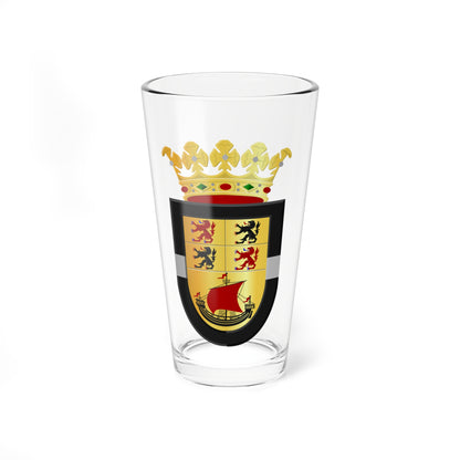 Tholen wapen (Netherlands) (Coat of Arms) Pint Glass 16oz