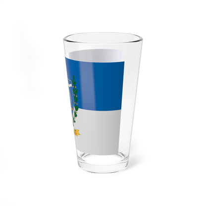 Flag of Poloskefo (Hungary) Pint Glass 16oz