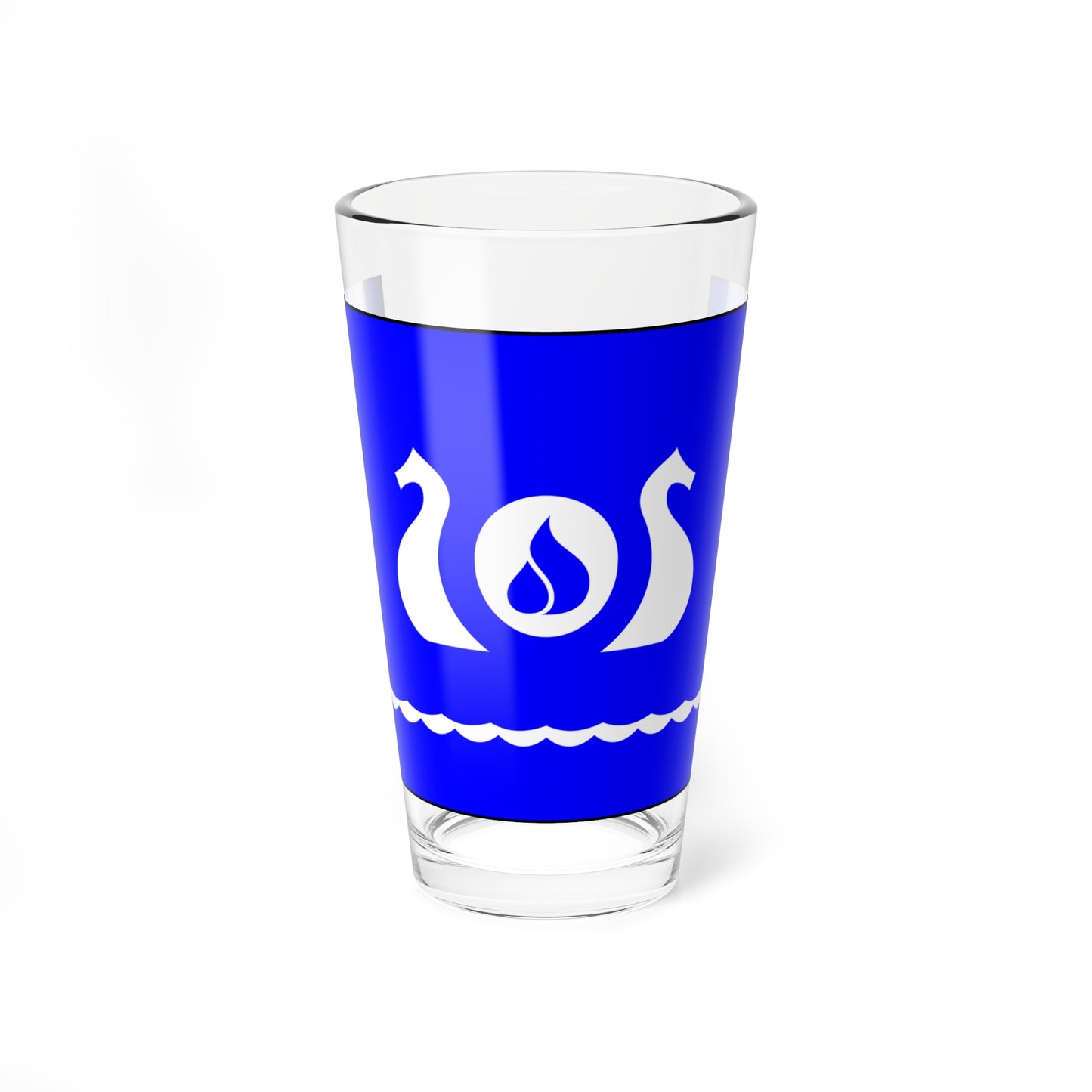 Flag of Kirishi Leningrad oblast (Russia) Pint Glass 16oz