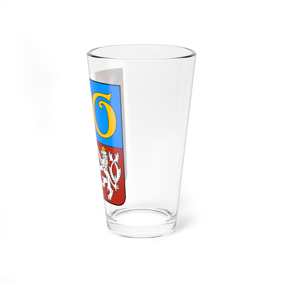 Hradec Kralove Region CoA CZ (Czech Republic) (Coat of Arms) Pint Glass 16oz