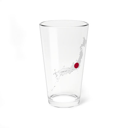 Japan-Flagmap (Japan) Pint Glass 16oz