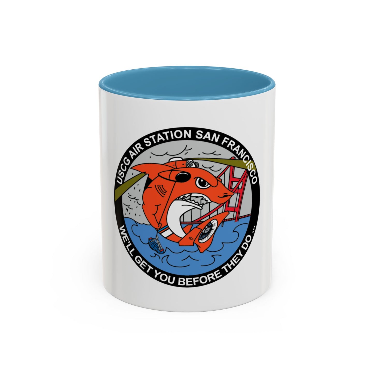 USCG Air Station San Francisco 2 (U.S. Coast Guard) Accent Coffee Mug