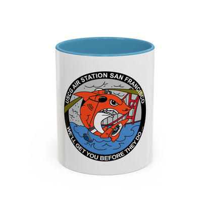 USCG Air Station San Francisco 2 (U.S. Coast Guard) Accent Coffee Mug