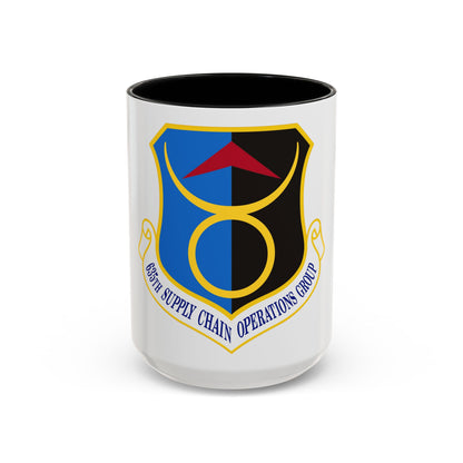 635th Supply Chain Operations Group (U.S. Air Force) Accent Coffee Mug