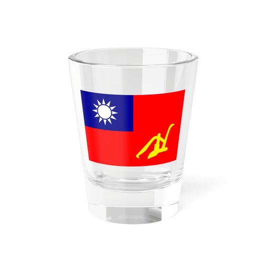 Flag of Kwangtung Peasants Association (China) Shot Glass 1.5oz