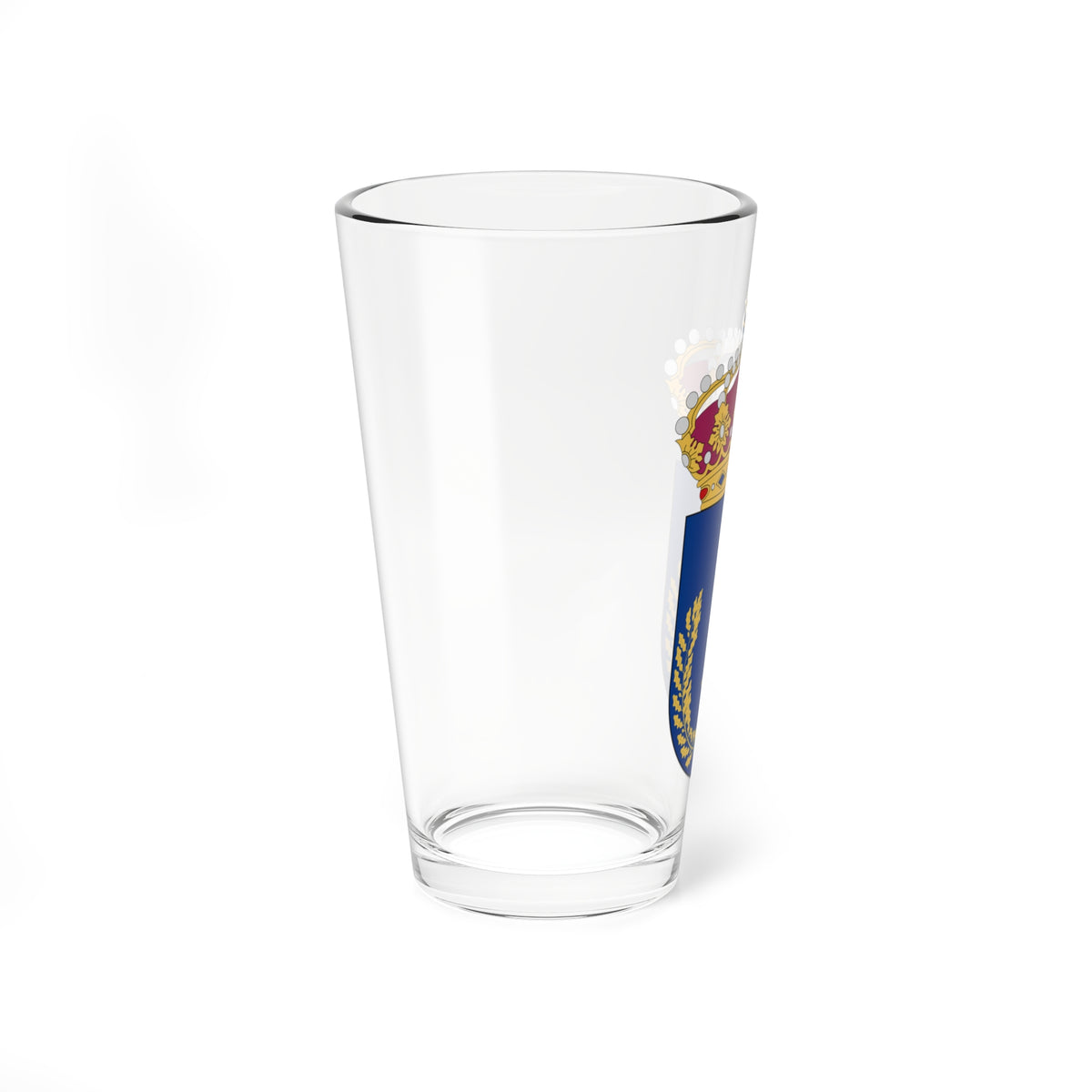 Nedre Norrlands militärområdesstab vapen (Sweden) (Coat of Arms) Pint Glass 16oz