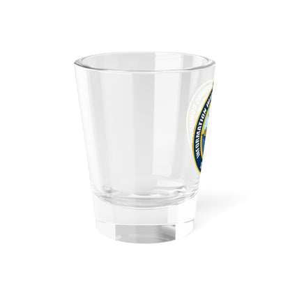 Verre à liqueur du commandement de la formation à la guerre de l'information de San Diego (US Navy) 1,5 oz