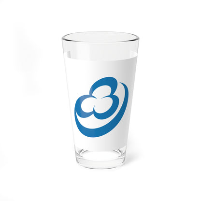 Flag of Ōnan Shimane (Japan) Pint Glass 16oz