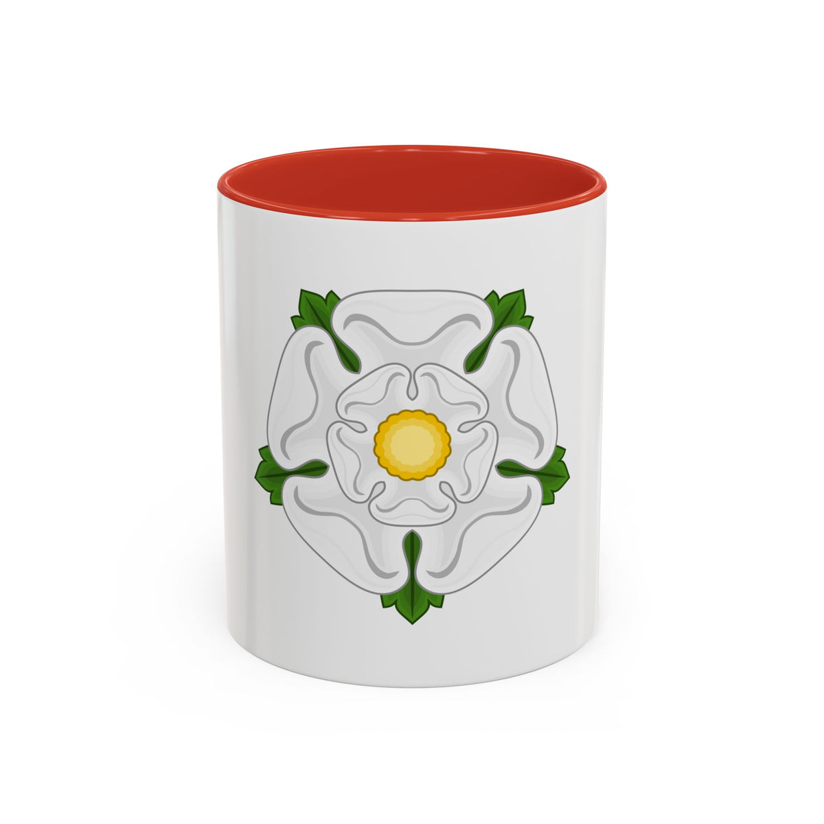 White Rose Badge of York - Accent Coffee Mug