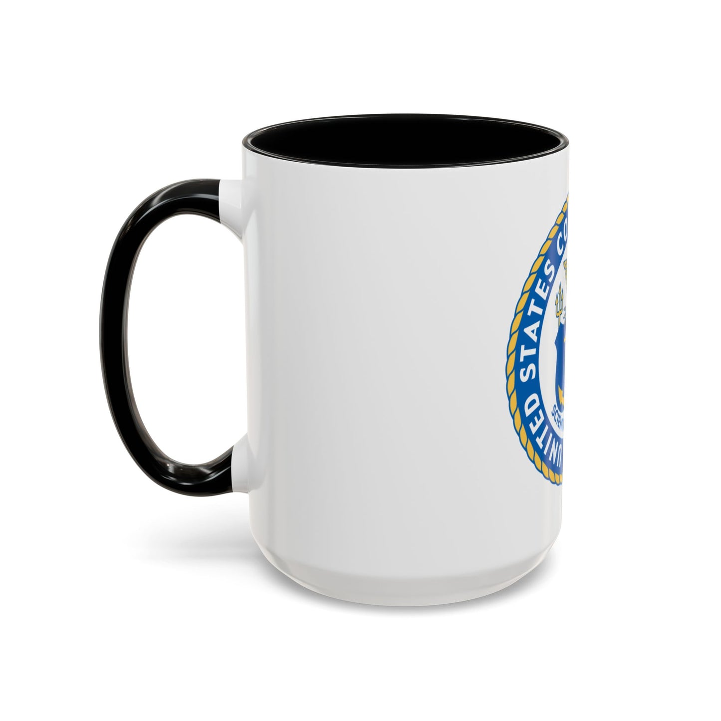 USCG Academy (U.S. Coast Guard) Accent Coffee Mug