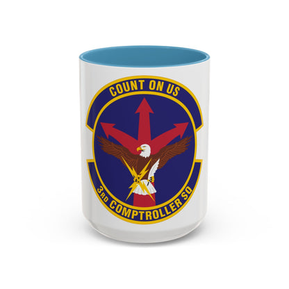 3d Comptroller Squadron (U.S. Air Force) Accent Coffee Mug