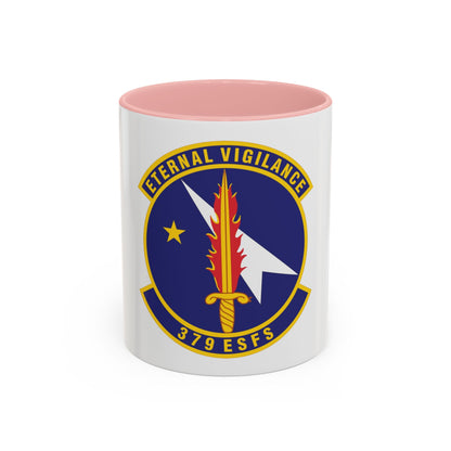 379th Expeditionary Security Forces Squadron (U.S. Air Force) Accent Coffee Mug