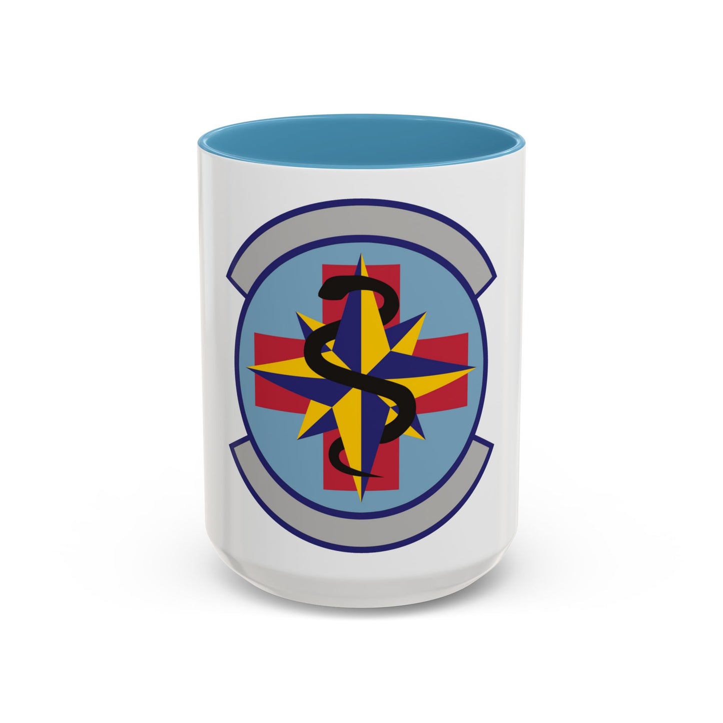6 Healthcare Operations Squadron AMC (U.S. Air Force) Accent Coffee Mug