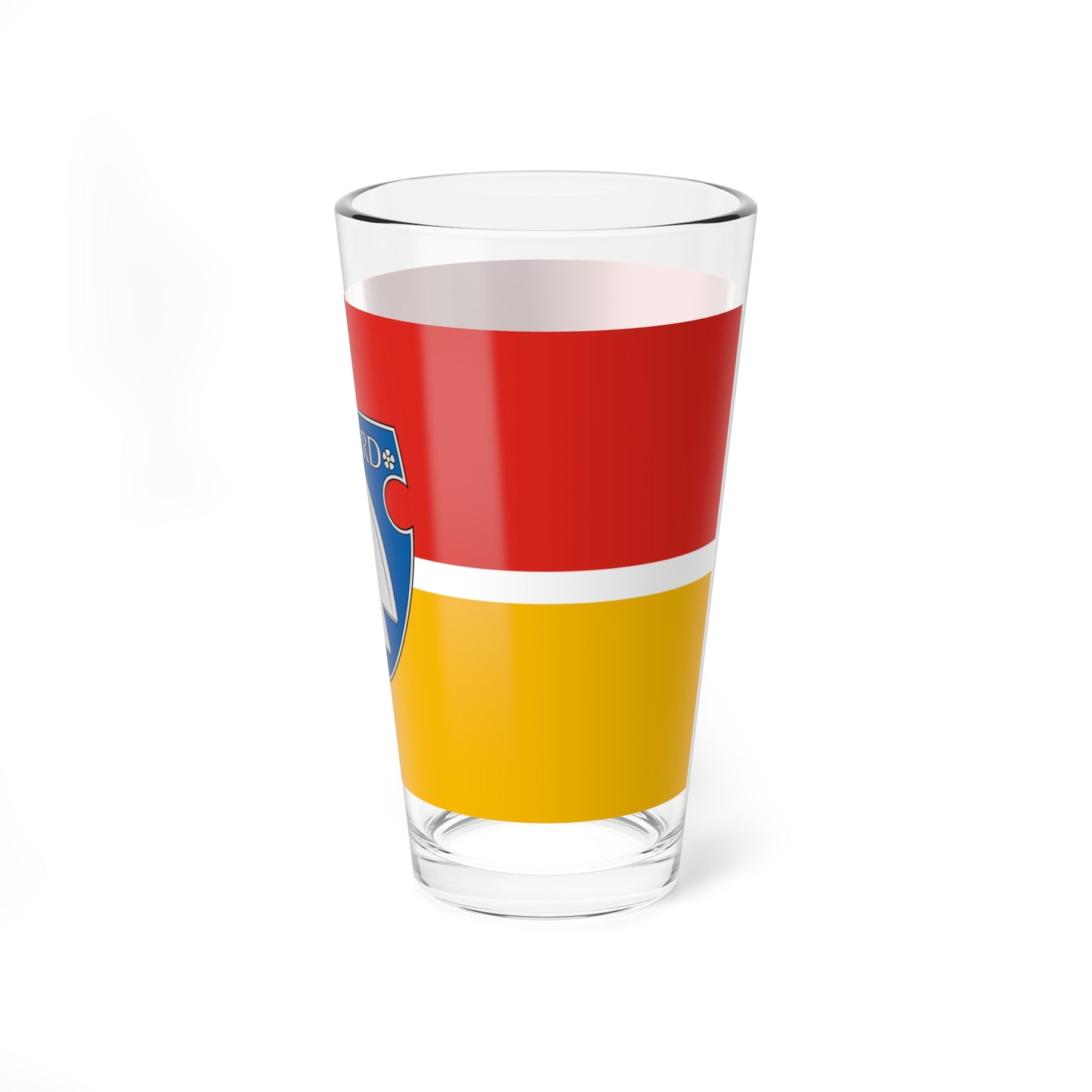 Flag of Bicserd (Hungary) Pint Glass 16oz
