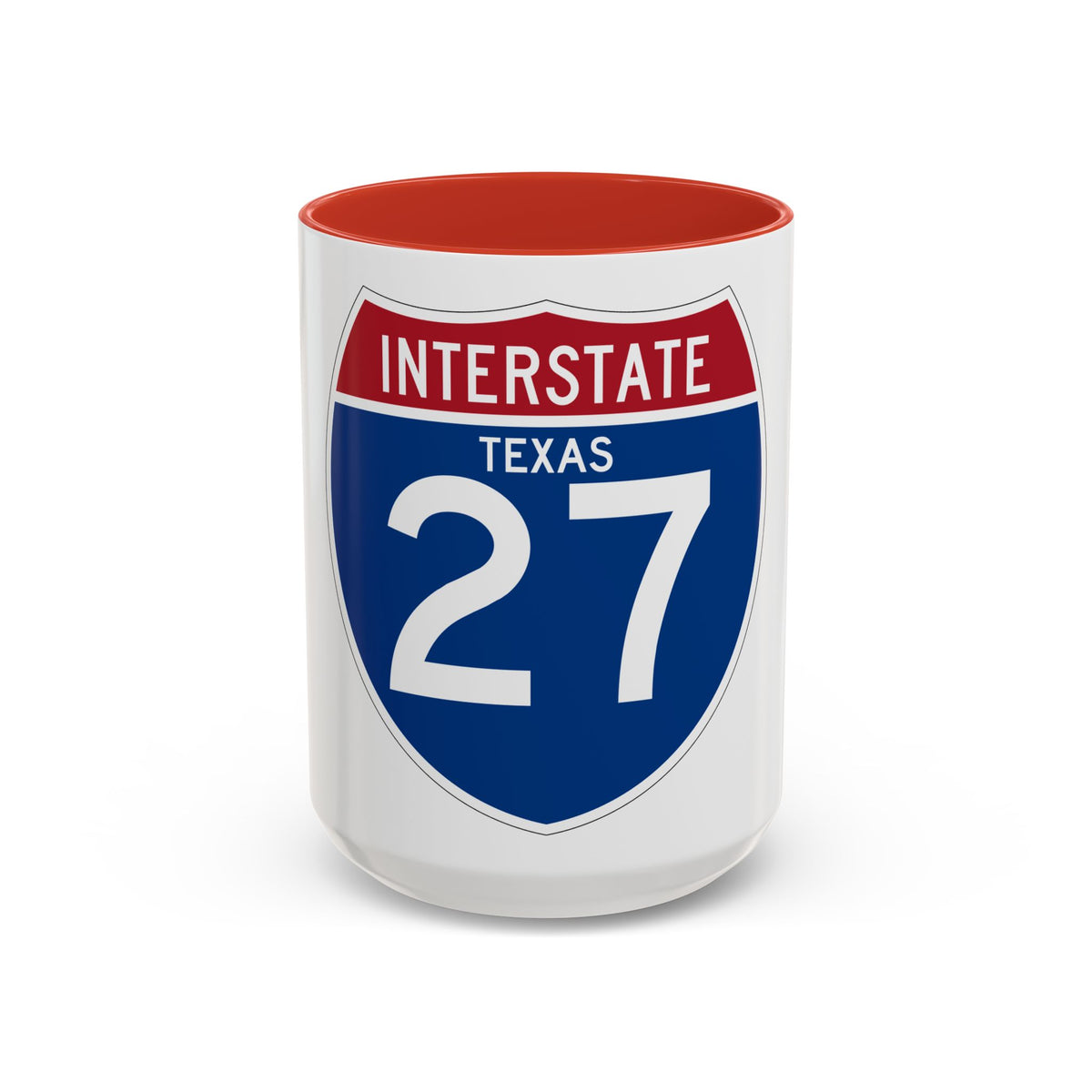 Interstate 27 (U.S. Highways) Accent Coffee Mug