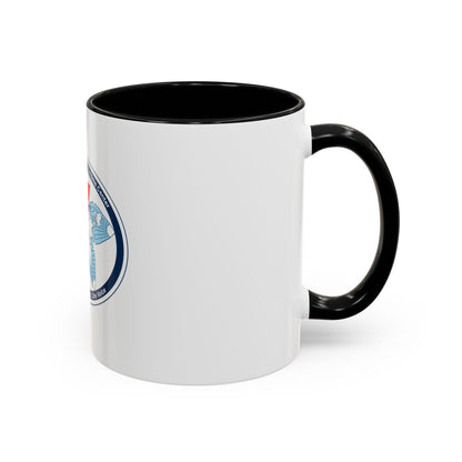USCG National Matitime Center (U.S. Coast Guard) Accent Coffee Mug