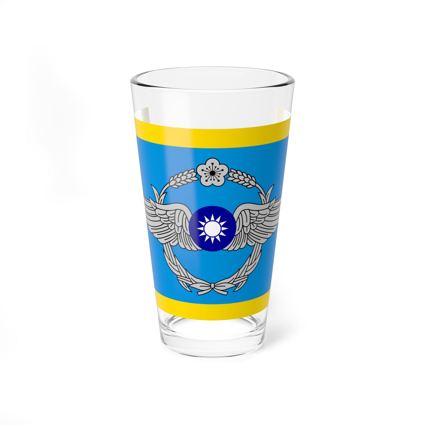 ROCAF Deputy Commander-in-Chiefs Flag (China) Pint Glass 16oz