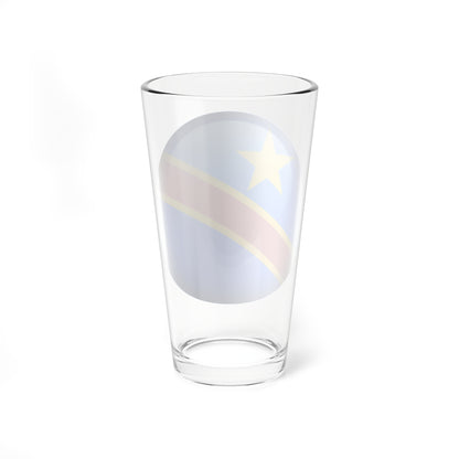 Flag orb Democratic Republic of the Congo (Congo) Pint Glass 16oz